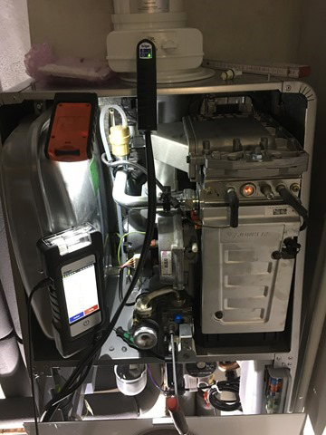 Foto einer Heizungsanlage